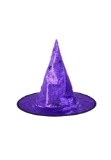 Klobouk čarodějnický dětský fialový