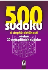 500 sudoku - 6 stupňů obtížností (fialová)