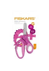 Fiskars Dětské nůžky se třpytkami - růžové 13 cm