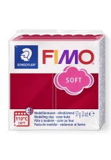 FIMO soft 57g - tmavě červená