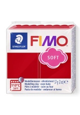 FIMO soft 57g - vánoční červená