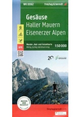 Gesause 1:50,000 Hiking, Cycling and Leisure map, Haller Mauern Eisenerzer Alpen