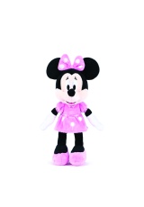 Plyšák Minnie růžové šaty 30 cm