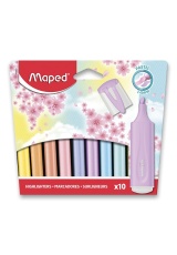 Zvýrazňovač Maped Fluo Peps Pastel sada 10 barev