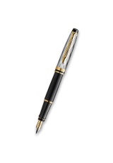 Waterman Expert Reflections of Paris SE DLX Black GT plnicí pero, hrot M