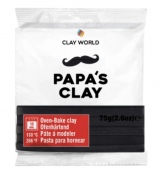 Papa´s Clay Polymerová hmota 60 g bílá