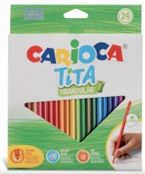 Carioca Tita Box Triangular pastelky 24 ks