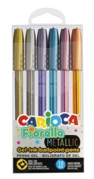 Cariora Fiorella Metallic gelové pera 6ks