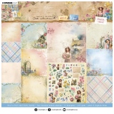 Scrapbookový blok Studio Light "Wild & Free", 30,5x30,5 cm, 12 l.