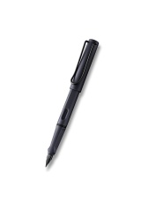 Lamy Safari Steel Black plnicí pero hrot F