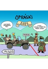 Opráski - Kalendář 2025 nástěnný