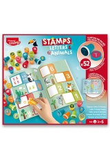 Sada Maped creativ Stamps Alphabet & Animals 26 + 26 ks razítek