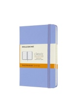 Moleskine Pocket Ruled Hardcover Notebook, Hydrangea Blue