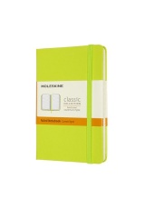 Moleskine Pocket Ruled Hardcover Notebook, Lemon Green