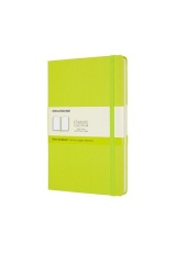 Moleskine Large Plain Hardcover Notebook, Lemon Green