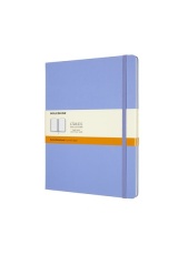 Moleskine Extra Large Ruled Hardcover Notebook, Hydrangea Blue