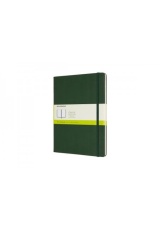 Moleskine Extra Large Plain Hardcover Notebook, Myrtle Green