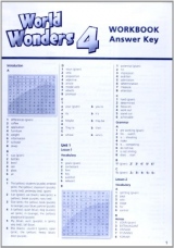 WORLD WONDERS 4 WORKBOOK WITH KEY