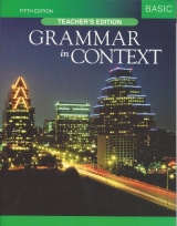 GRAMMAR IN CONTEXT BASIC 5E TEACHER´S EDITION