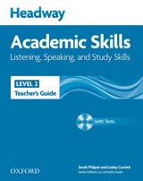 Headway Academic Skills 2 Listening & Speaking Teacher´s Guide with Tests CD-ROM