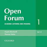 Open Forum 1 Audio CDs (3)