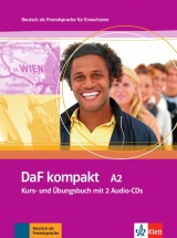 DaF kompakt A2, Kurs-/Übungsbuch mit 2 Audio-CDs
