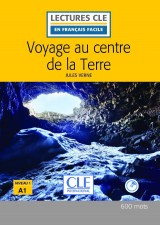 LECTURES CLE EN FRANCAIS FACILE NIVEAU 1/A1 VOYAGE AU CENTRE DE LA TERRE + CD