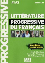 Littérature Progressive du francais - Niveau débutant (A1/A2) - Livre + CD - 2 édition