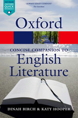 OXFORD CONCISE COMPANION TO THE ENGLISH LITERATURE 4th Edition (Oxford Paperback Reference)