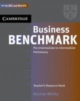 Business Benchmark Pre-Intermediate to Intermediate Teacher´s Resource Book