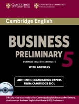 Cambridge BEC 5 Preliminary Self-study Pack