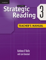 Strategic Reading 2nd Edition Level 3 Teacher´s Manual
