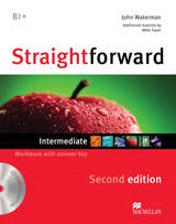 Straightforward 2nd Edition Intermediate Workbook with Key Pack