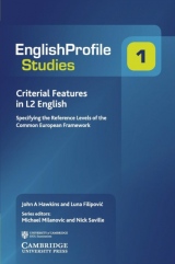 English Profile Studies 1; Criterial Features in L2 English