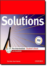 MATURITA SOLUTIONS Pre-Intermediate STUDENT´S BOOK + CD-ROM ( International English Edition)