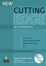 New Cutting Edge Pre-Intermediate Teachers Book with Test Master CD-ROM