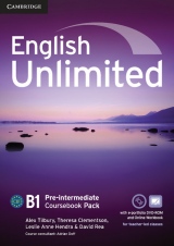 English Unlimited Pre-Intermediate Coursebook with e-Portfolio and Online Workbook