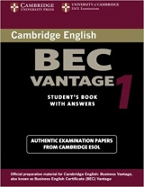 Cambridge BEC Vantage Practice Tests 1 Student´s Book with answers