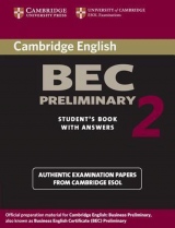 Cambridge BEC Preliminary Practice Tests 2 Student´s Book with answers