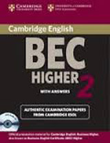 Cambridge BEC Higher Practice Tests 2 Self-Study Pack