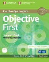 Objective First 4th Edition Student´s Book without Answers with CD-ROM