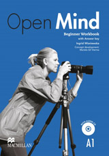 Open Mind Beginner Workbook with key and CD Pack
