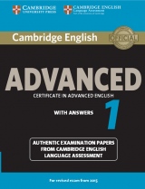 Cambridge English: Advanced (CAE) 1 (2015 Exam) Student´s Book with Answers
