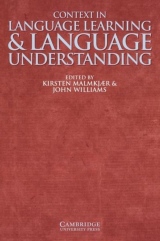 Context in Language Learning and Language Understanding PB