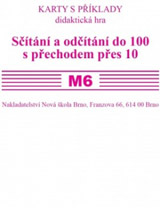 Sada kartiček M6 - sčítání a odčítání do 100 s přechodem přes 10 - Mgr. Zdena Rosecká (2-17)