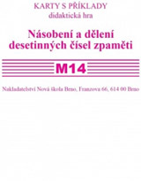 Sada kartiček M14 - násobení a dělení desetinných čísel zpaměti - Mgr. Zdena Rosecká (3-21)