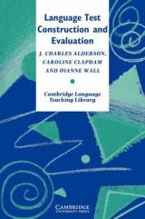 Language Test Construction and Evaluation PB