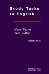 Study Tasks in English Teacher´s Book