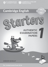 Cambridge English Young Learners 1 for revised exam from 2018 Starters Answer Booklet