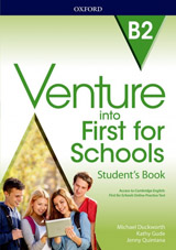Venture into First for Schools Student´s Book Pack